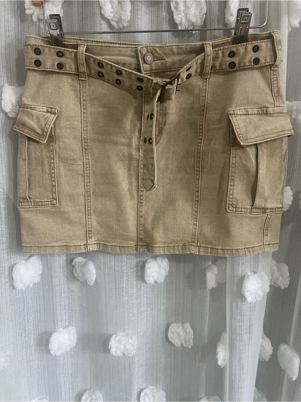 Sincerely Jules Cargo Mini Skirt with Belt